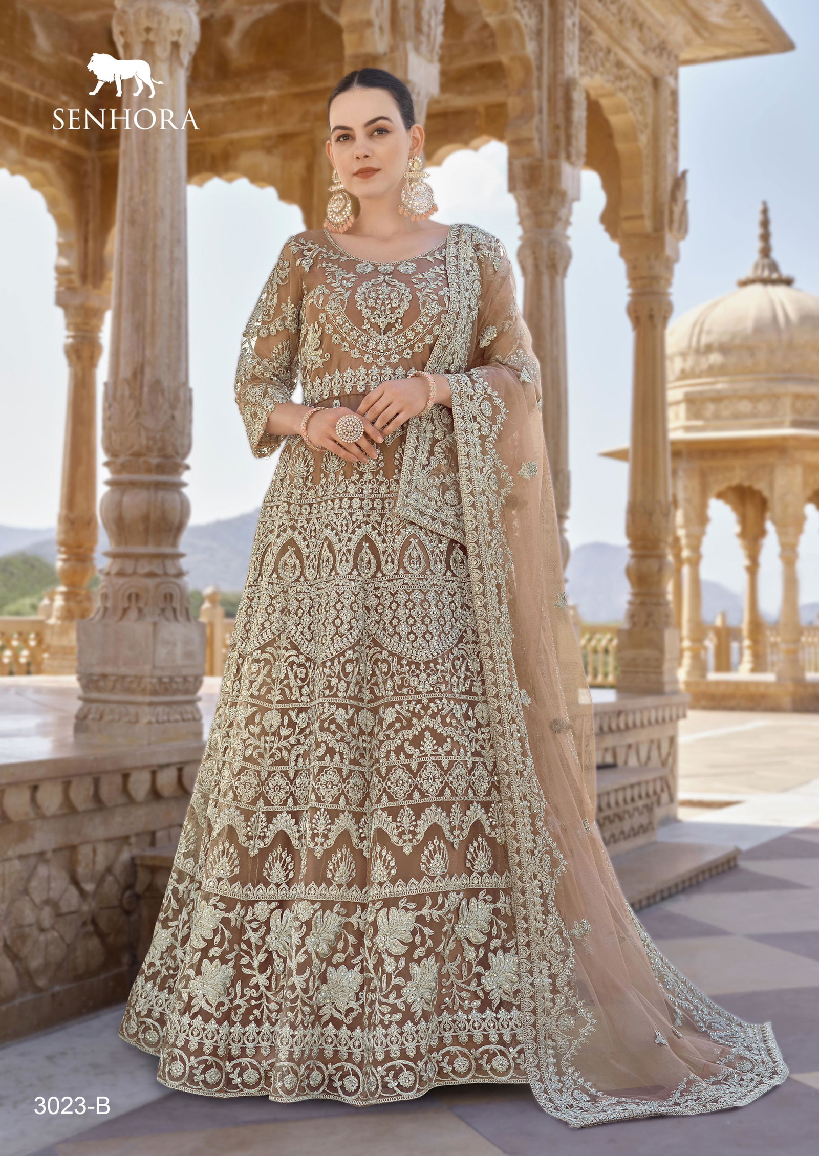 Twisha By Senhora 3023 A To D Heavy Anarkali Wedding Salwar Suits Wholesale Shop In Surat